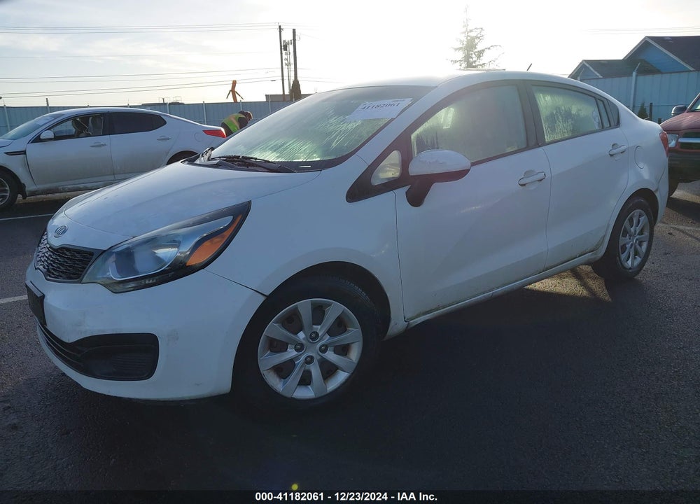 2012 KIA RIO LX VIN: KNADM4A35C6088001