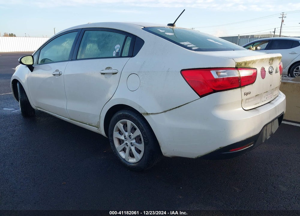 2012 KIA RIO LX VIN: KNADM4A35C6088001
