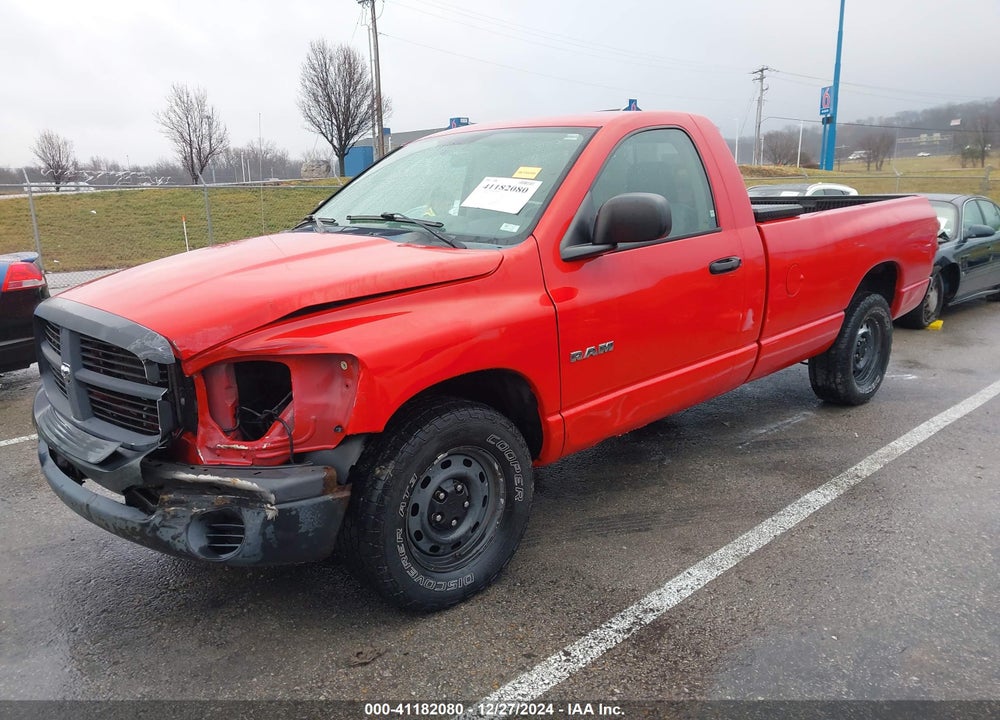 2008 DODGE RAM 1500 ST/SXT VIN: 1D7HA16N18J185938