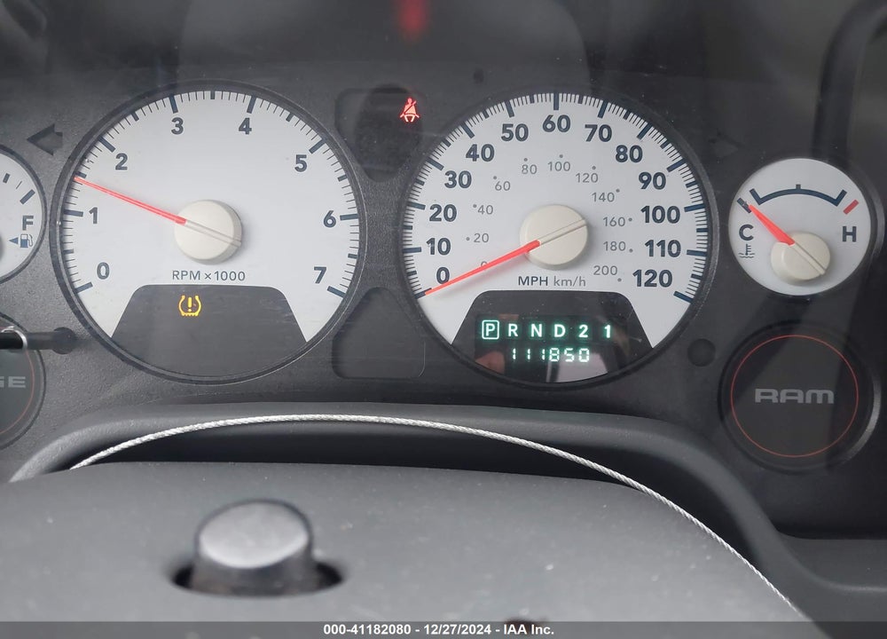 2008 DODGE RAM 1500 ST/SXT VIN: 1D7HA16N18J185938