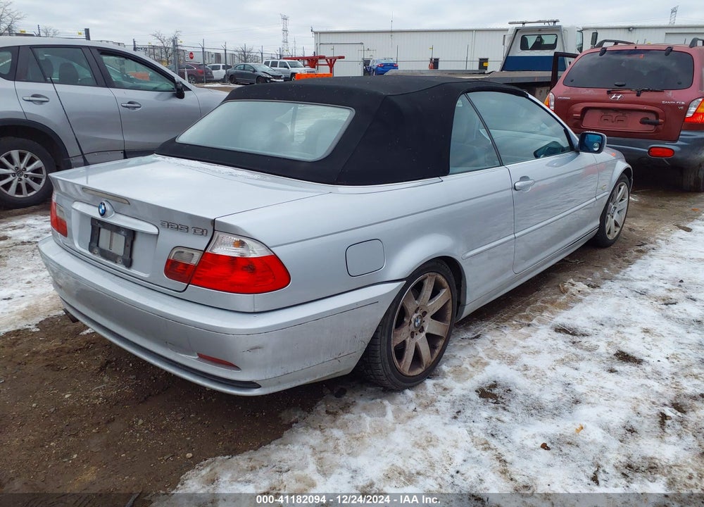 2003 BMW 325CI VIN: WBABS334X3PG89785