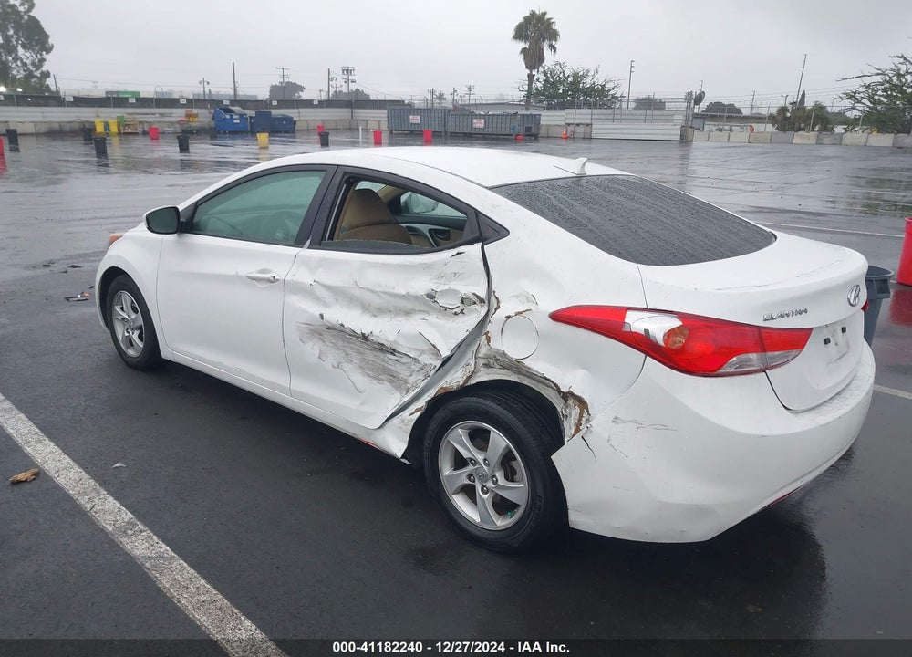 2013 HYUNDAI ELANTRA GLS VIN: 5NPDH4AE6DH248144