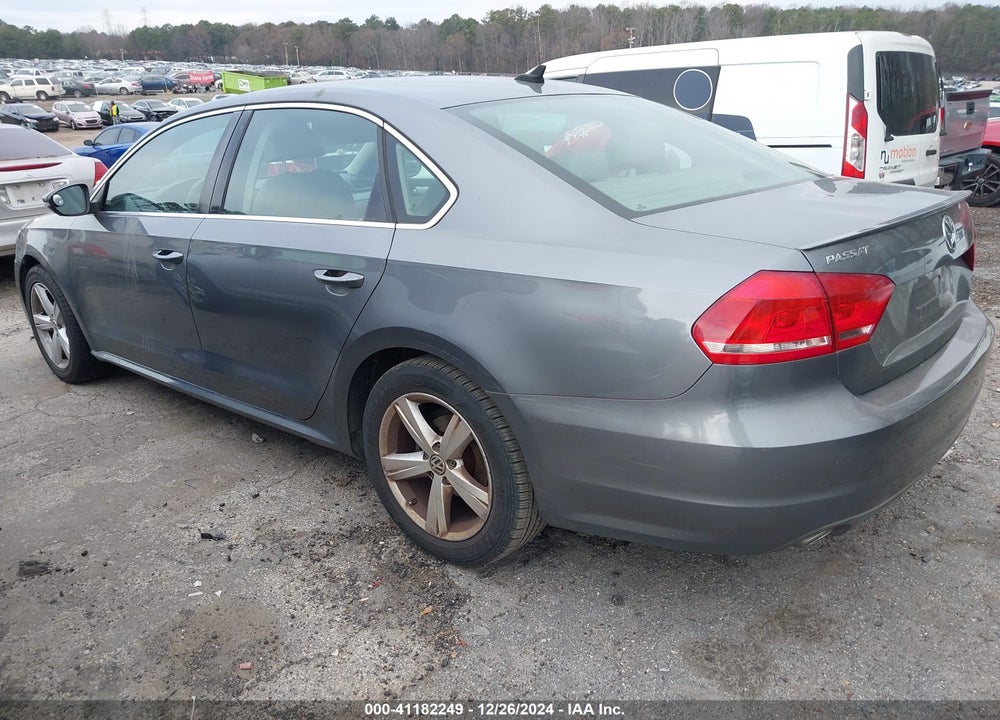 2012 VOLKSWAGEN PASSAT VIN: 1VWBN7A35CC106603