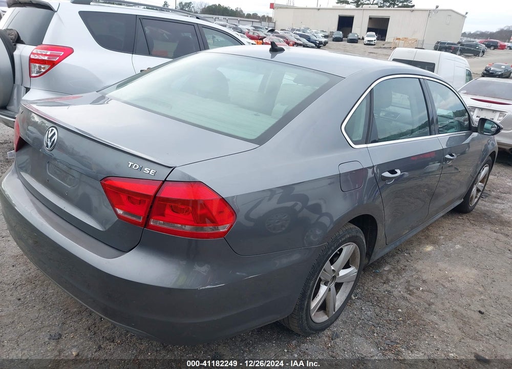 2012 VOLKSWAGEN PASSAT VIN: 1VWBN7A35CC106603