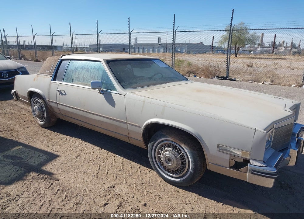 1984 CADILLAC ELDORADO VIN: 1G6AL5787EE647254