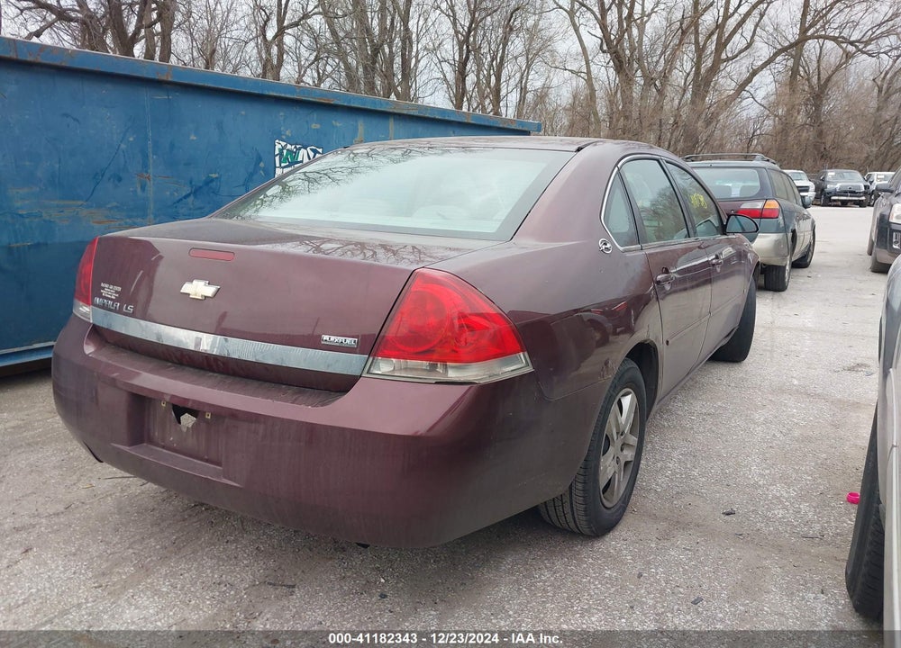 2007 CHEVROLET IMPALA VIN: 2G1WB55K679187149
