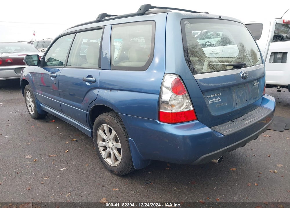 2007 SUBARU FORESTER 2.5X VIN: JF1SG65677H707182