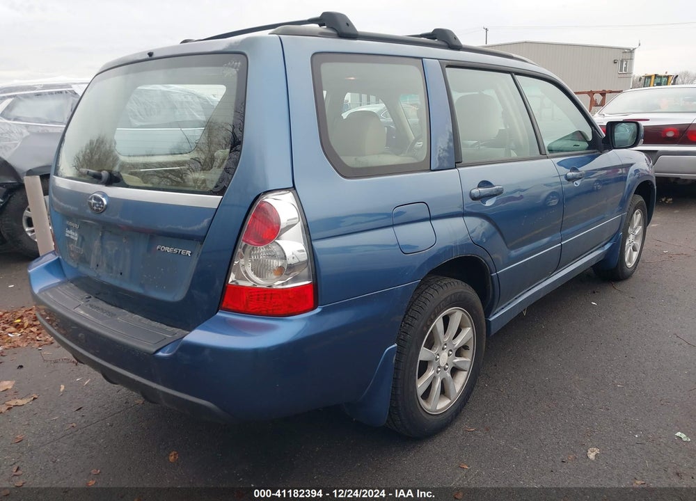 2007 SUBARU FORESTER 2.5X VIN: JF1SG65677H707182