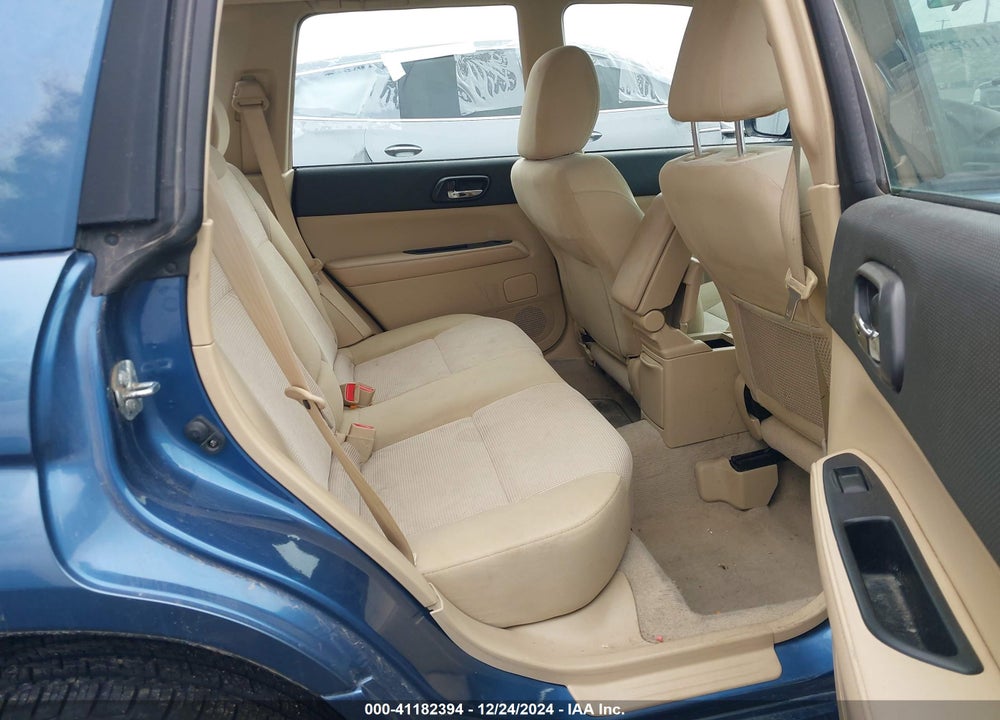 2007 SUBARU FORESTER 2.5X VIN: JF1SG65677H707182