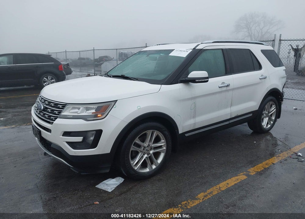 2016 FORD EXPLORER LIMITED VIN: 1FM5K8F89GGB03121