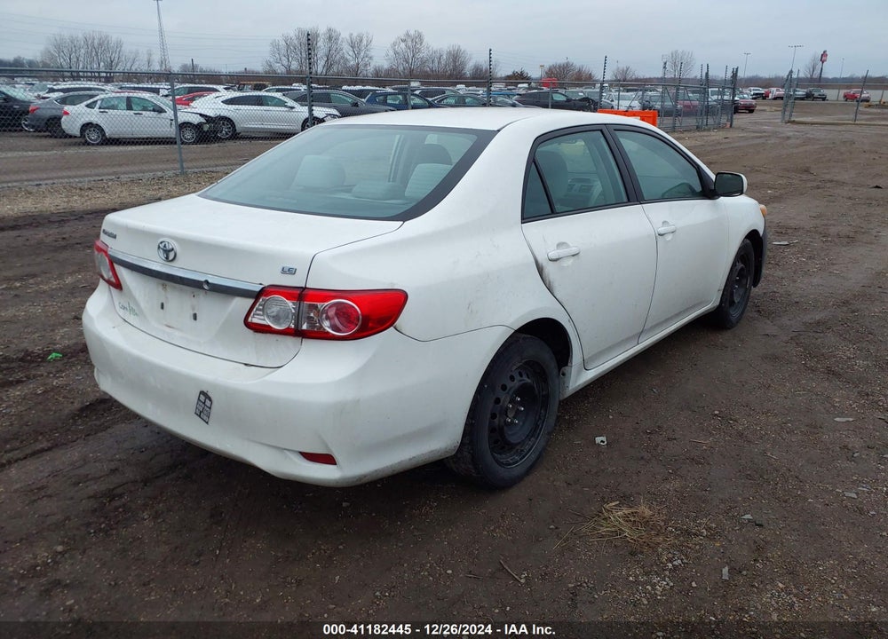 2012 TOYOTA COROLLA LE VIN: 5YFBU4EE4CP044568