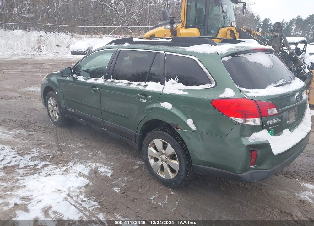 2011 SUBARU OUTBACK 2.5I PREMIUM VIN: 4S4BRBCC4B3430885
