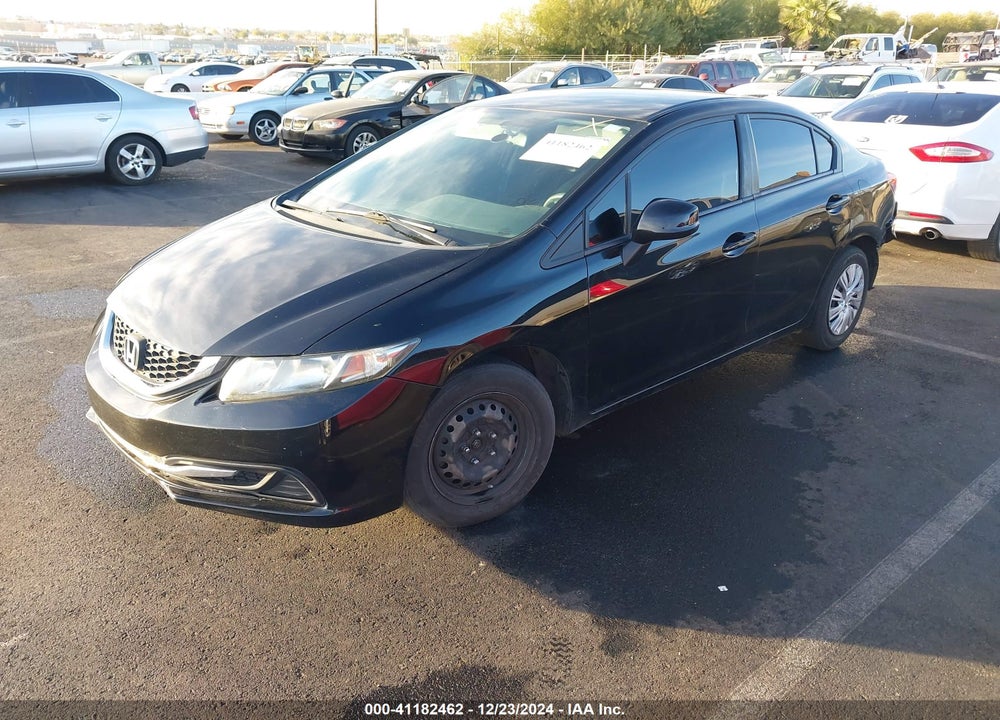 2013 HONDA CIVIC LX VIN: 2HGFB2F5XDH578421