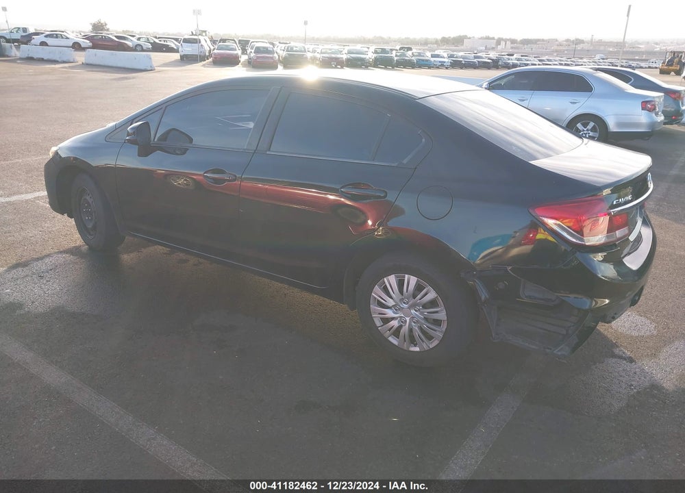 2013 HONDA CIVIC LX VIN: 2HGFB2F5XDH578421