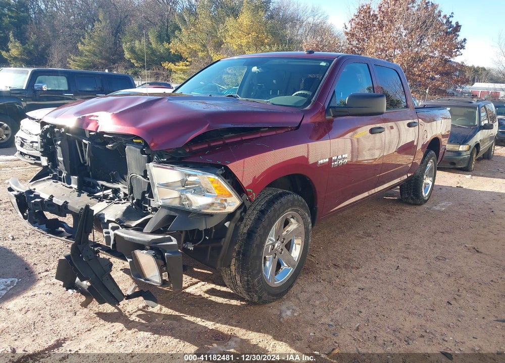 2018 RAM 1500 EXPRESS 4X4 5'7 BOX VIN: 3C6RR7KT7JG158692