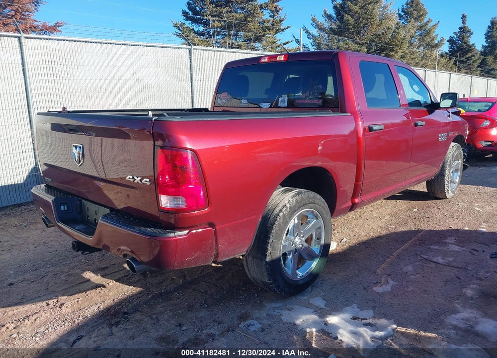 2018 RAM 1500 EXPRESS 4X4 5'7 BOX VIN: 3C6RR7KT7JG158692