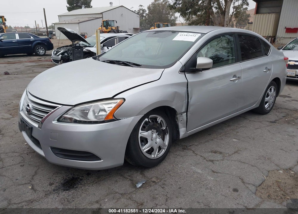 2014 NISSAN SENTRA S VIN: 3N1AB7AP5EY323124