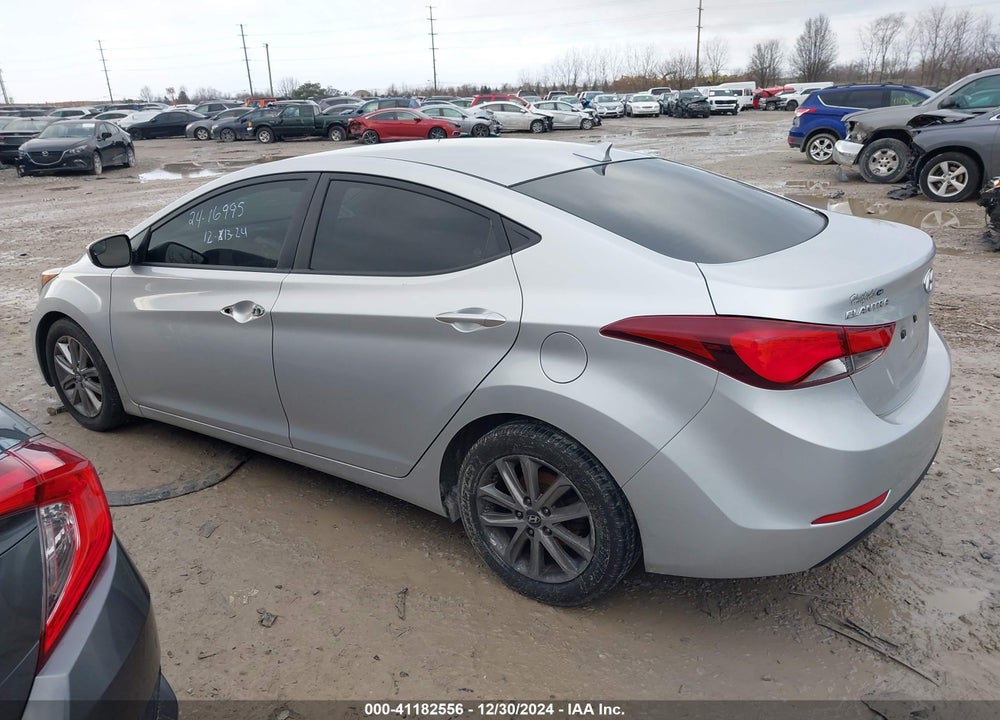 2015 HYUNDAI ELANTRA SE VIN: 5NPDH4AE3FH551045