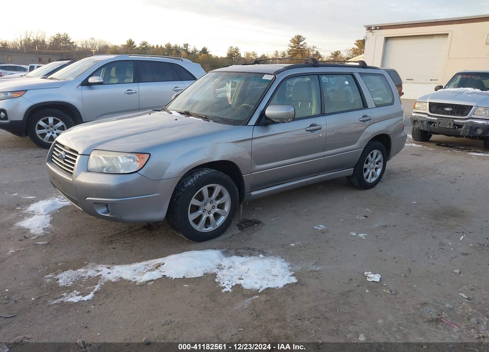 2008 SUBARU FORESTER 2.5X VIN: JF1SG65608H732863