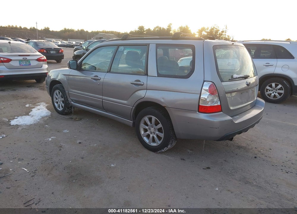 2008 SUBARU FORESTER 2.5X VIN: JF1SG65608H732863