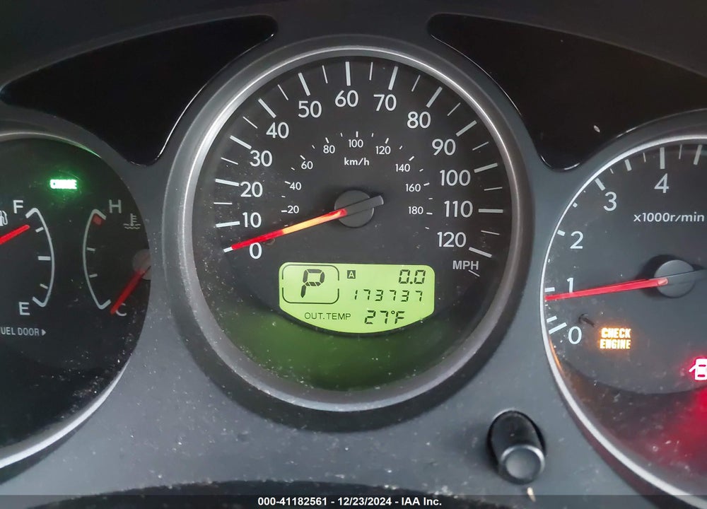 2008 SUBARU FORESTER 2.5X VIN: JF1SG65608H732863