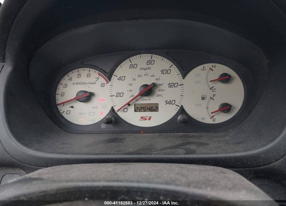 2002 HONDA CIVIC SI VIN: SHHEP33572U305394