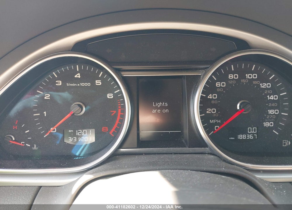2012 AUDI Q7 VIN: WA1AGBFE8CD000317