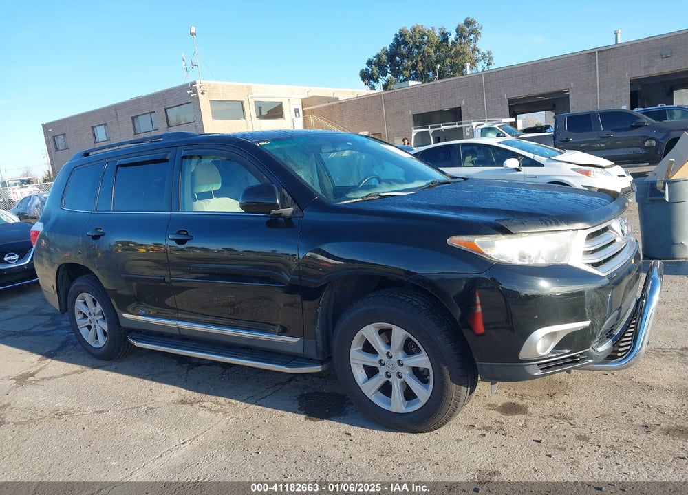 2012 TOYOTA HIGHLANDER SE VIN: 5TDBK3EH6CS130305