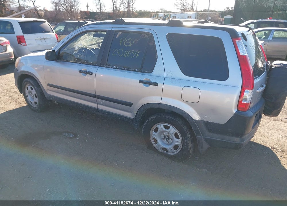 2006 HONDA CR-V LX VIN: JHLRD785X6C042545