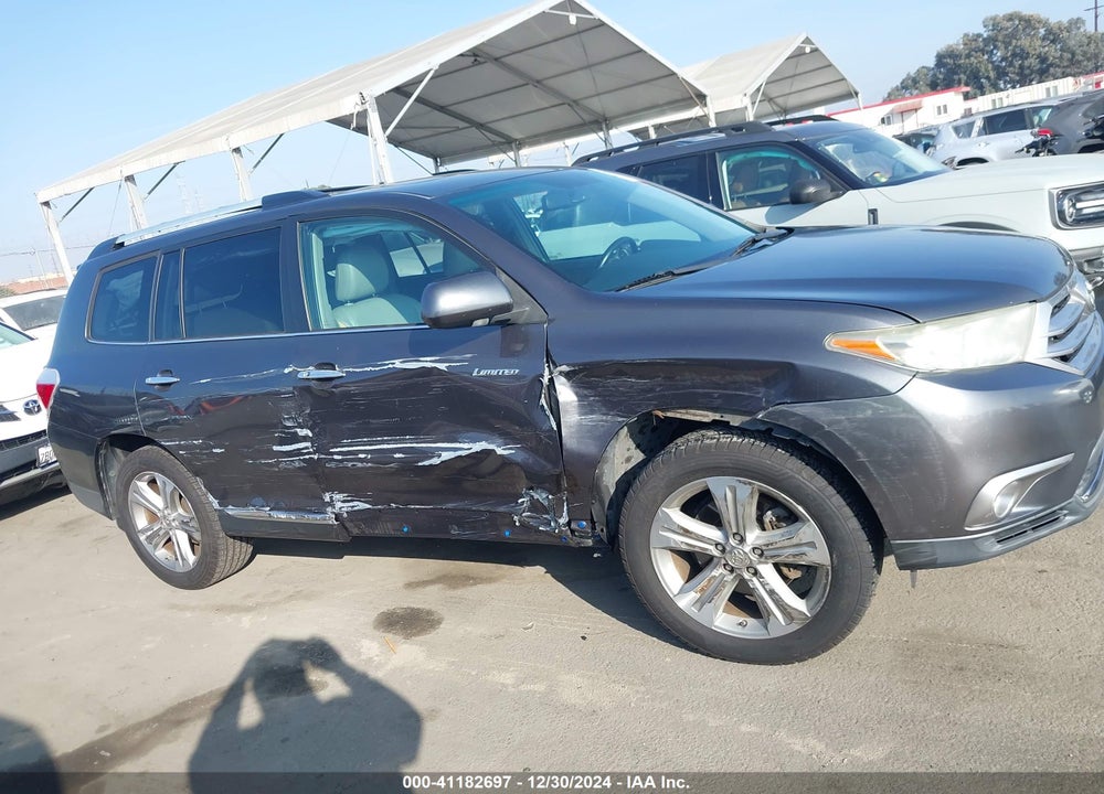 2012 TOYOTA HIGHLANDER LIMITED V6 VIN: 5TDYK3EH8CS078279