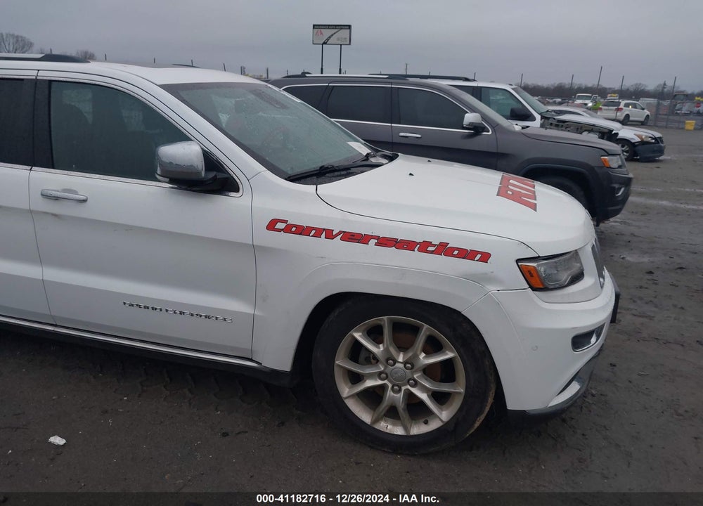 2014 JEEP GRAND CHEROKEE SUMMIT VIN: 1C4RJFJG4EC325792