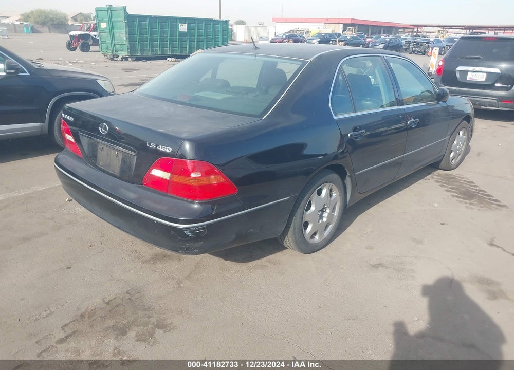 2002 LEXUS LS 430 VIN: JTHBN30F620082155