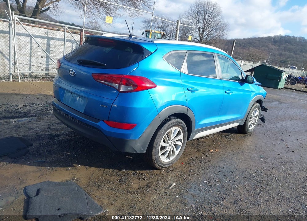 2017 HYUNDAI TUCSON SE VIN: KM8J3CA49HU414036