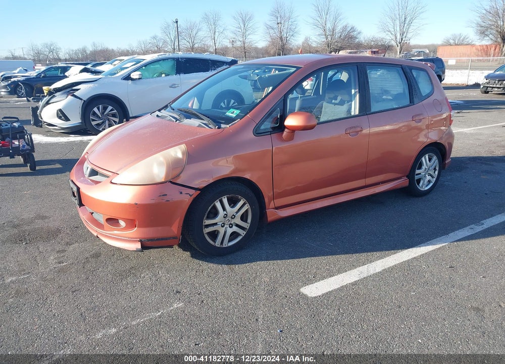 2007 HONDA FIT SPORT VIN: JHMGD38637S000794