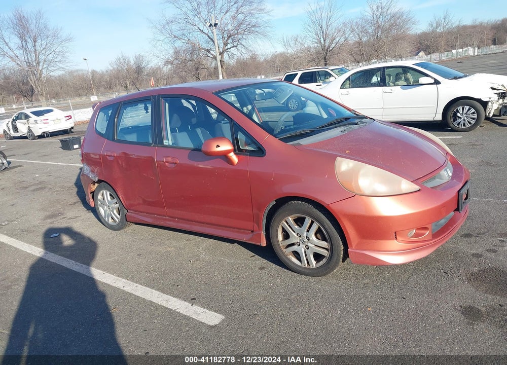2007 HONDA FIT SPORT VIN: JHMGD38637S000794