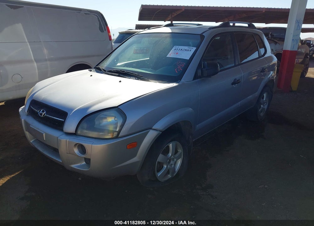2005 HYUNDAI TUCSON GL VIN: KM8JM12B05U119448