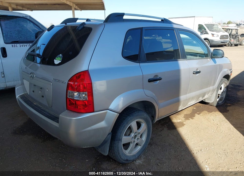 2005 HYUNDAI TUCSON GL VIN: KM8JM12B05U119448