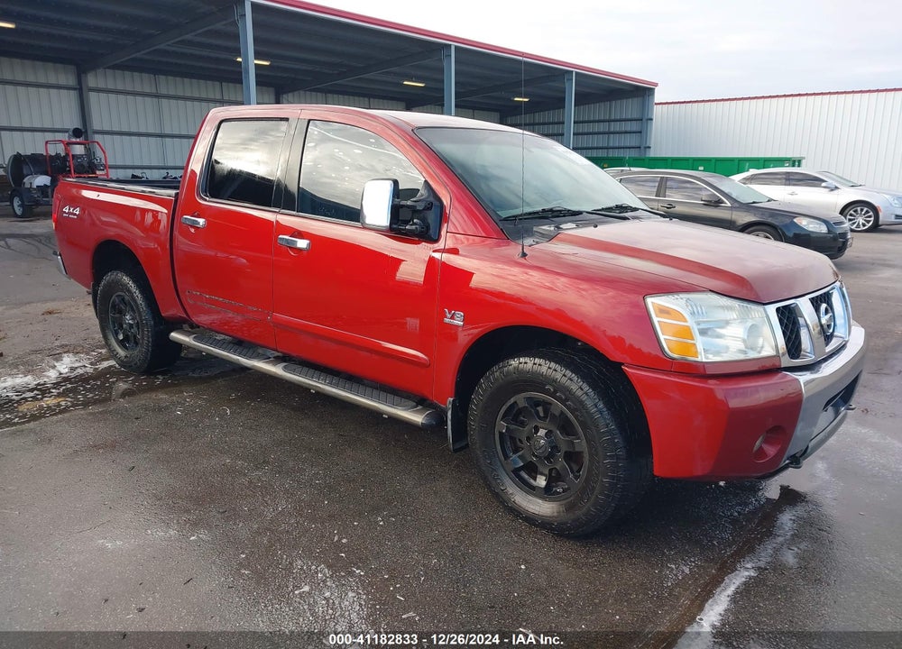 2004 NISSAN TITAN SE VIN: 1N6AA07B24N516519