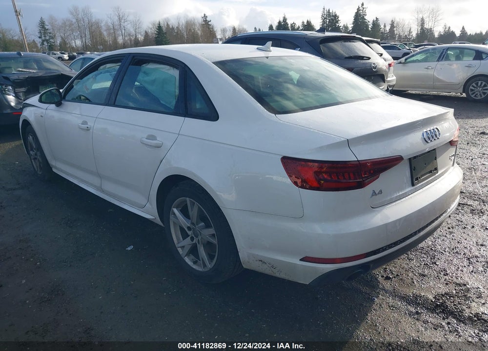 2018 AUDI A4 2.0T TECH ULTRA PREMIUM VIN: WAUKMAF46JA206218