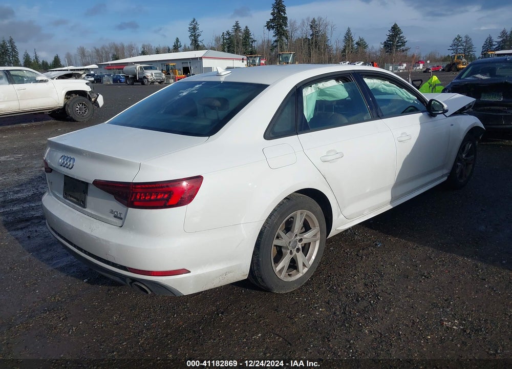 2018 AUDI A4 2.0T TECH ULTRA PREMIUM VIN: WAUKMAF46JA206218