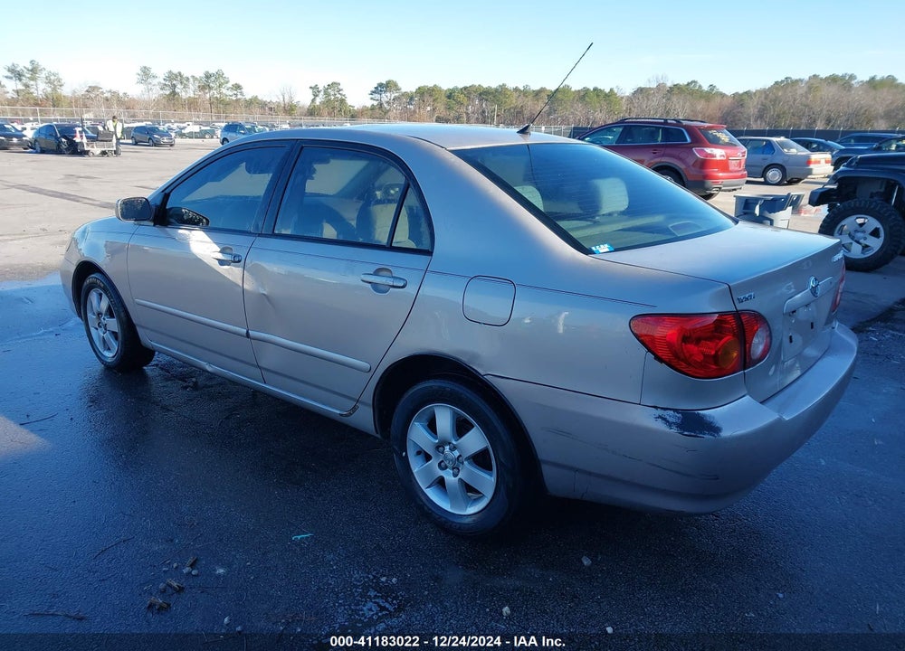 2003 TOYOTA COROLLA LE VIN: 2T1BR32E23C105593