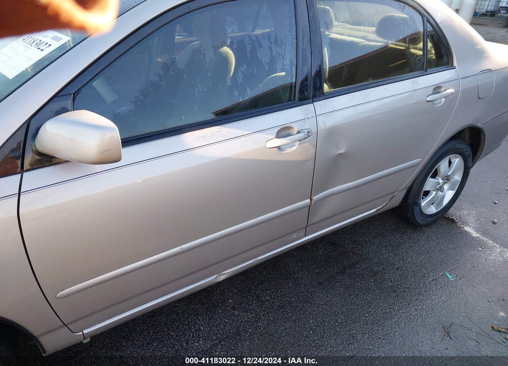 2003 TOYOTA COROLLA LE VIN: 2T1BR32E23C105593