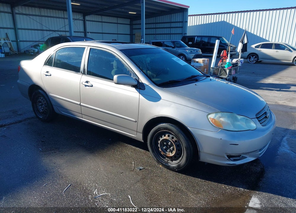 2003 TOYOTA COROLLA LE VIN: 2T1BR32E23C105593