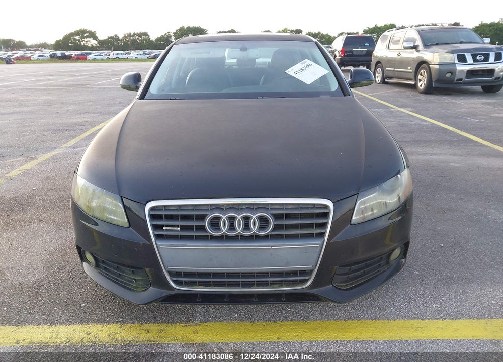 2009 AUDI A4 2.0T PREMIUM VIN: WAUMF78K19A121266