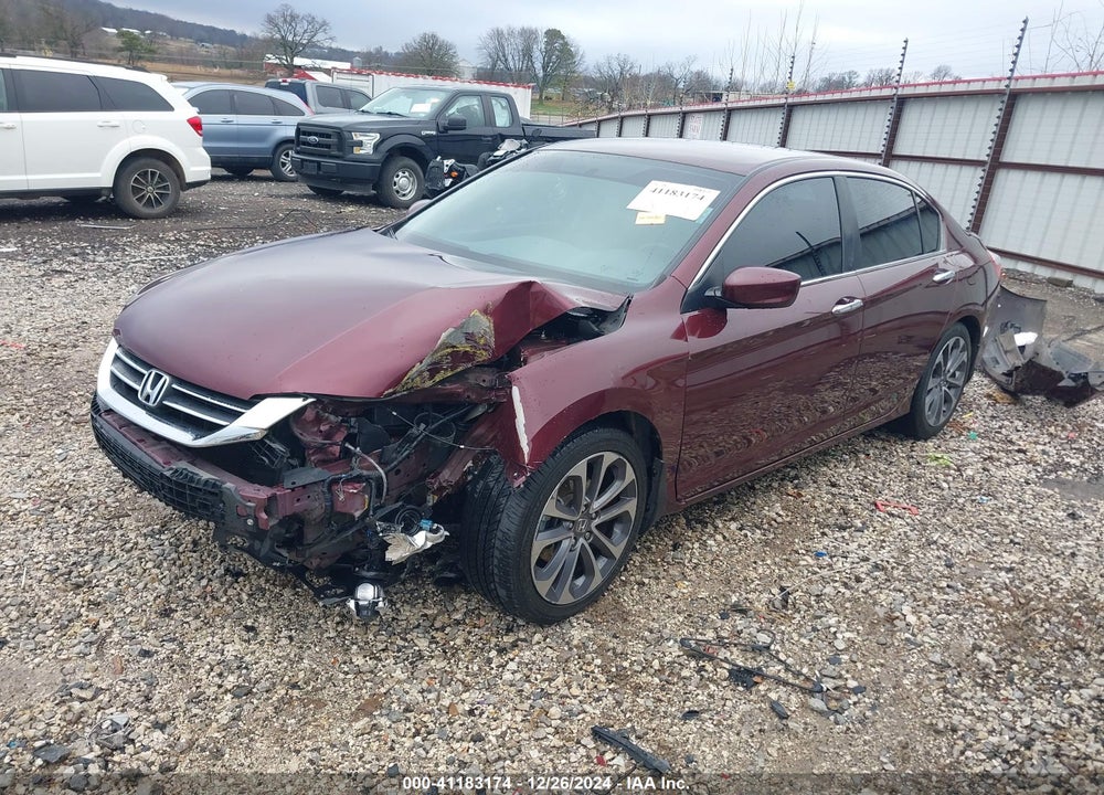 2014 HONDA ACCORD SPORT VIN: 1HGCR2F54EA277786