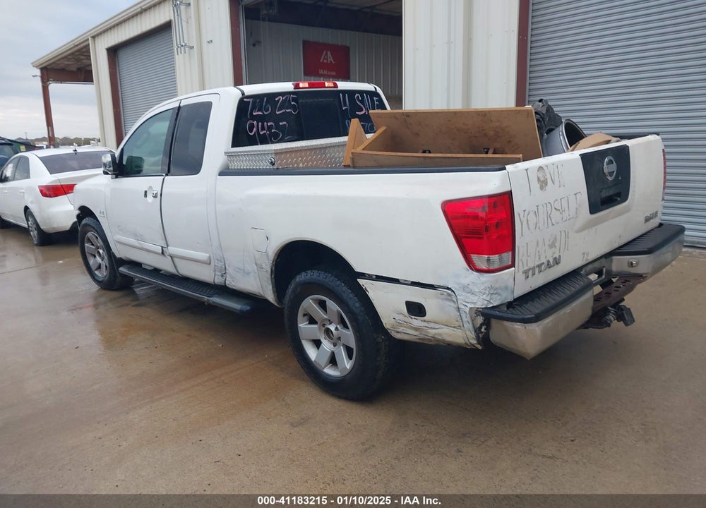 2004 NISSAN TITAN LE VIN: 1N6AA06B84N521791