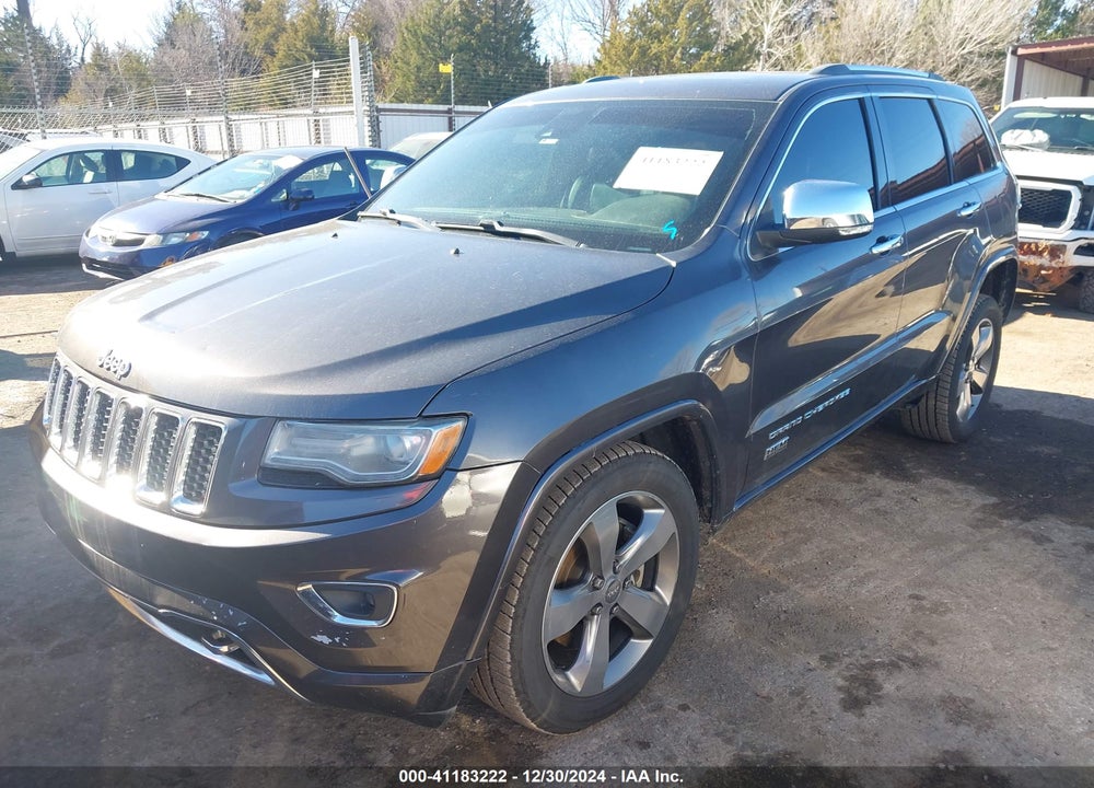 2014 JEEP GRAND CHEROKEE OVERLAND VIN: 1C4RJFCT3EC162465