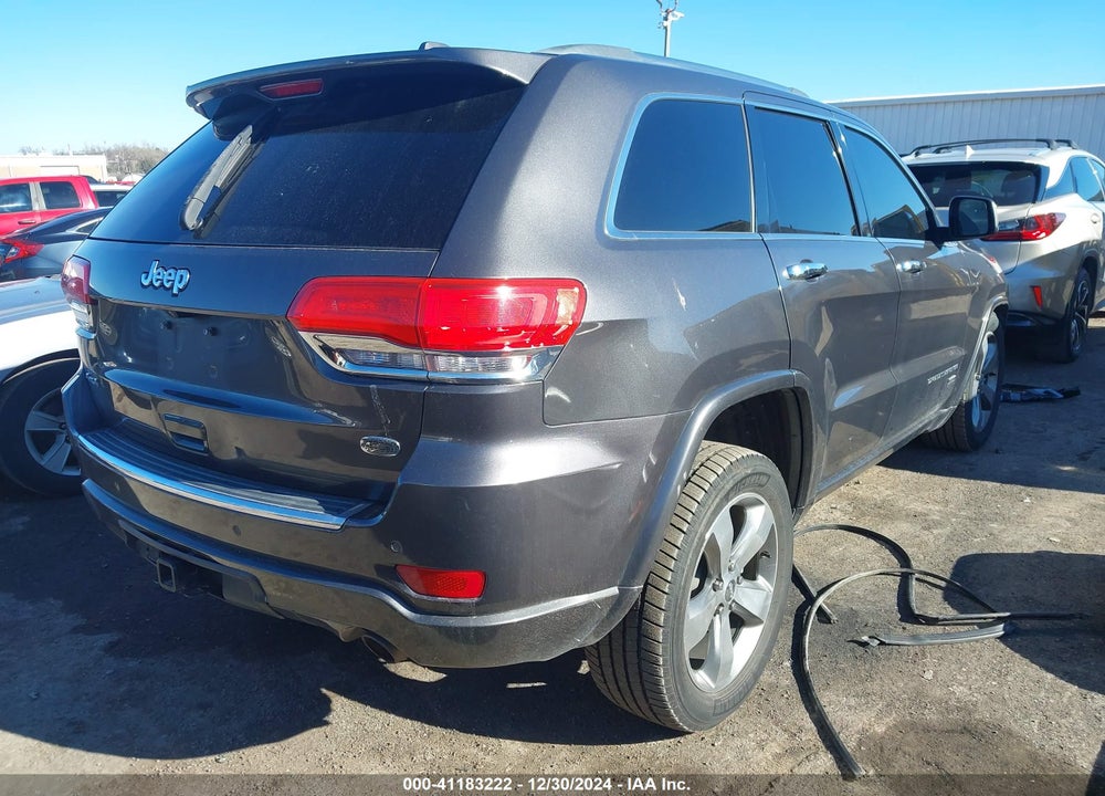 2014 JEEP GRAND CHEROKEE OVERLAND VIN: 1C4RJFCT3EC162465