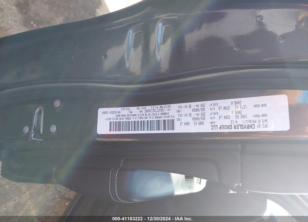 2014 JEEP GRAND CHEROKEE OVERLAND VIN: 1C4RJFCT3EC162465