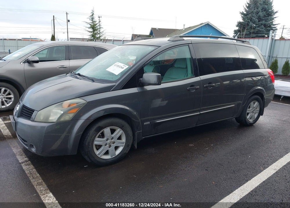 2006 NISSAN QUEST 3.5 SL VIN: 5N1BV28U26N100038